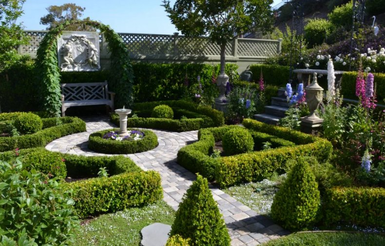 Сад в классическом стиле