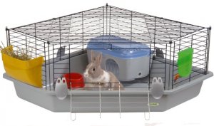 Домик-клетка для декоративных кроликов