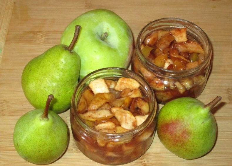Варенье из яблок и груш