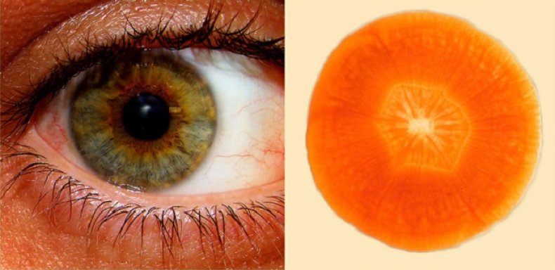 Морковь полезна для зрения